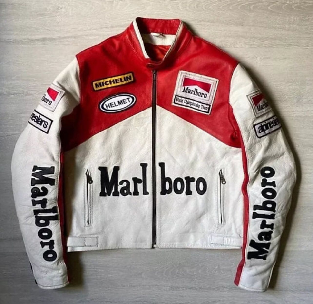 LEATHER RACING JACKET