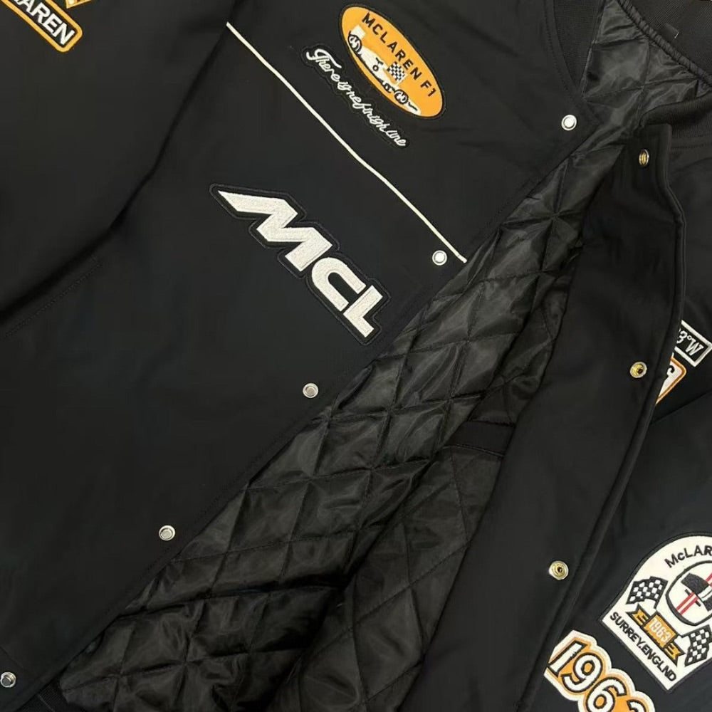 McLaren Racing Premium Streetwear Jacket – Black Edition