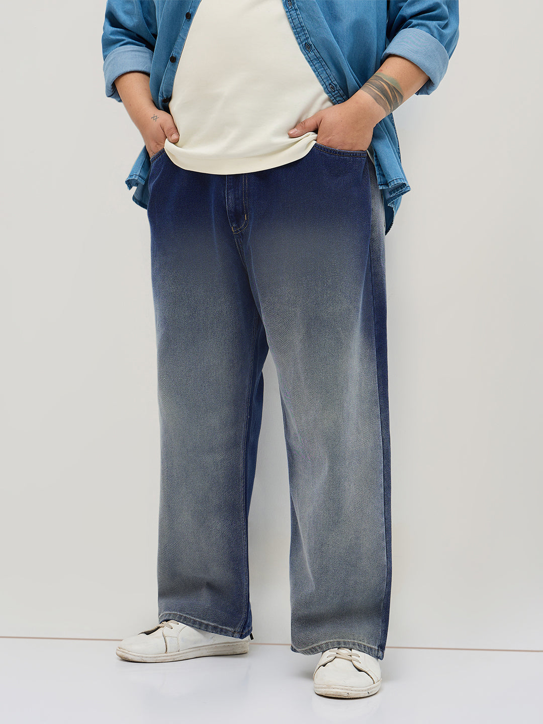 🌟 ALPHA CLOTH Streetwear Loose Fit Denim Jeans