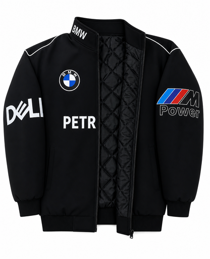 BMW Racing Jacket – Black Dynamic DTF Edition
