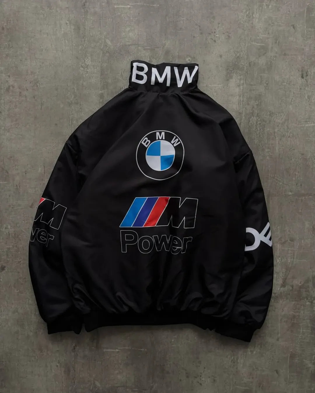 BMW Racing Jacket – Black Dynamic DTF Edition