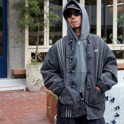 Classic Charcoal Utility Jacket