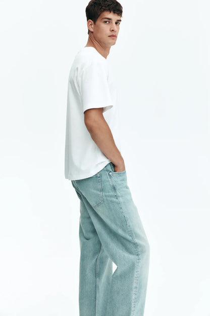 Classic Loose Fit Cotton T-Shirt – White