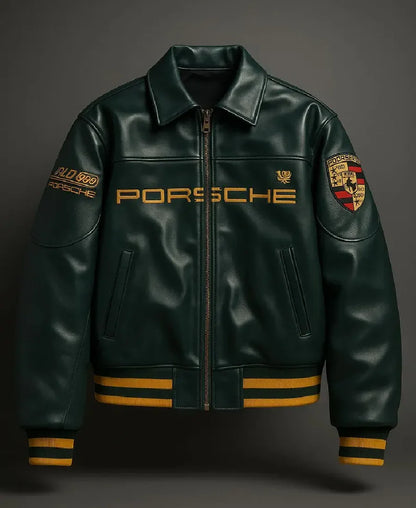 👑 Luxury Porsche Racing Bomber Jacket(Green)