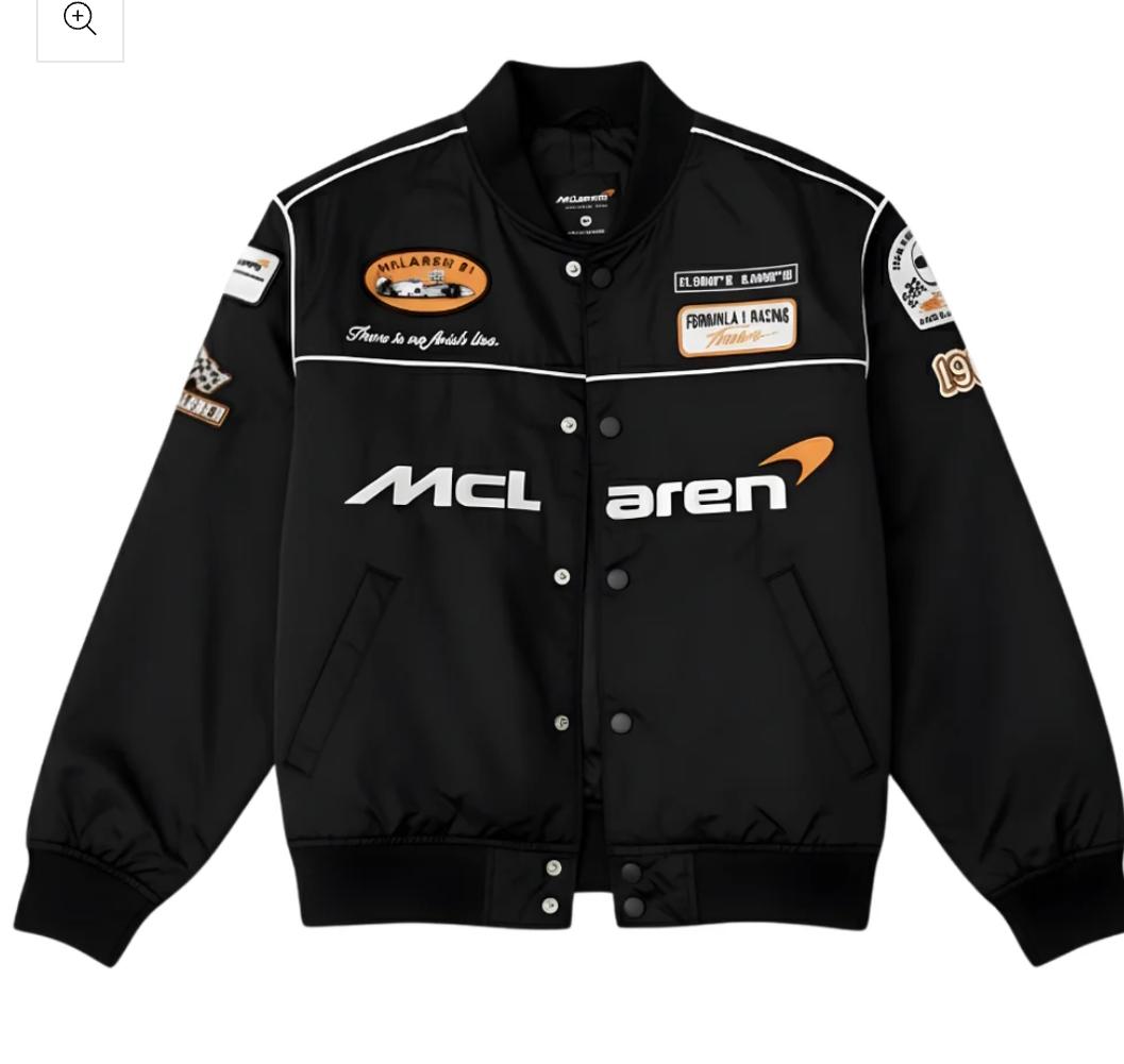 McLaren Racing Premium Streetwear Jacket – Black Edition