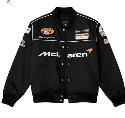 McLaren Racing Premium Streetwear Jacket – Black Edition