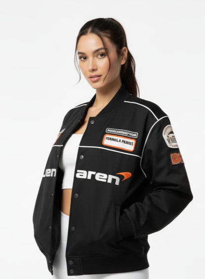 McLaren Racing Premium Streetwear Jacket – Black Edition