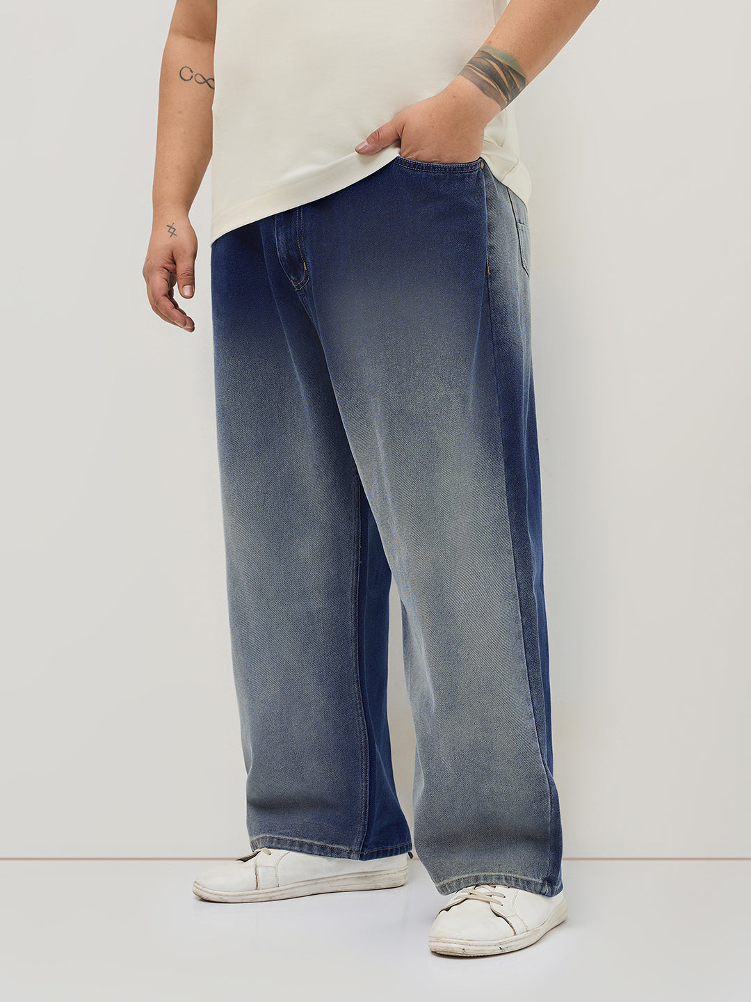 🌟 ALPHA CLOTH Streetwear Loose Fit Denim Jeans