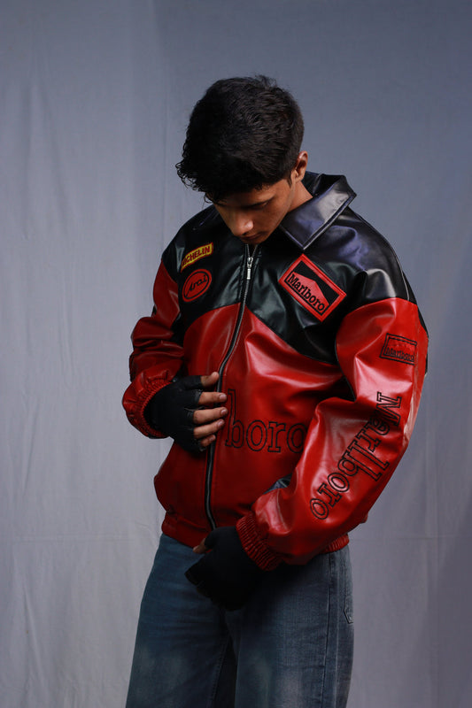 F1 Leather Unisex Racing Jacket – Premium Urban Streetwear | Urbon Cloth