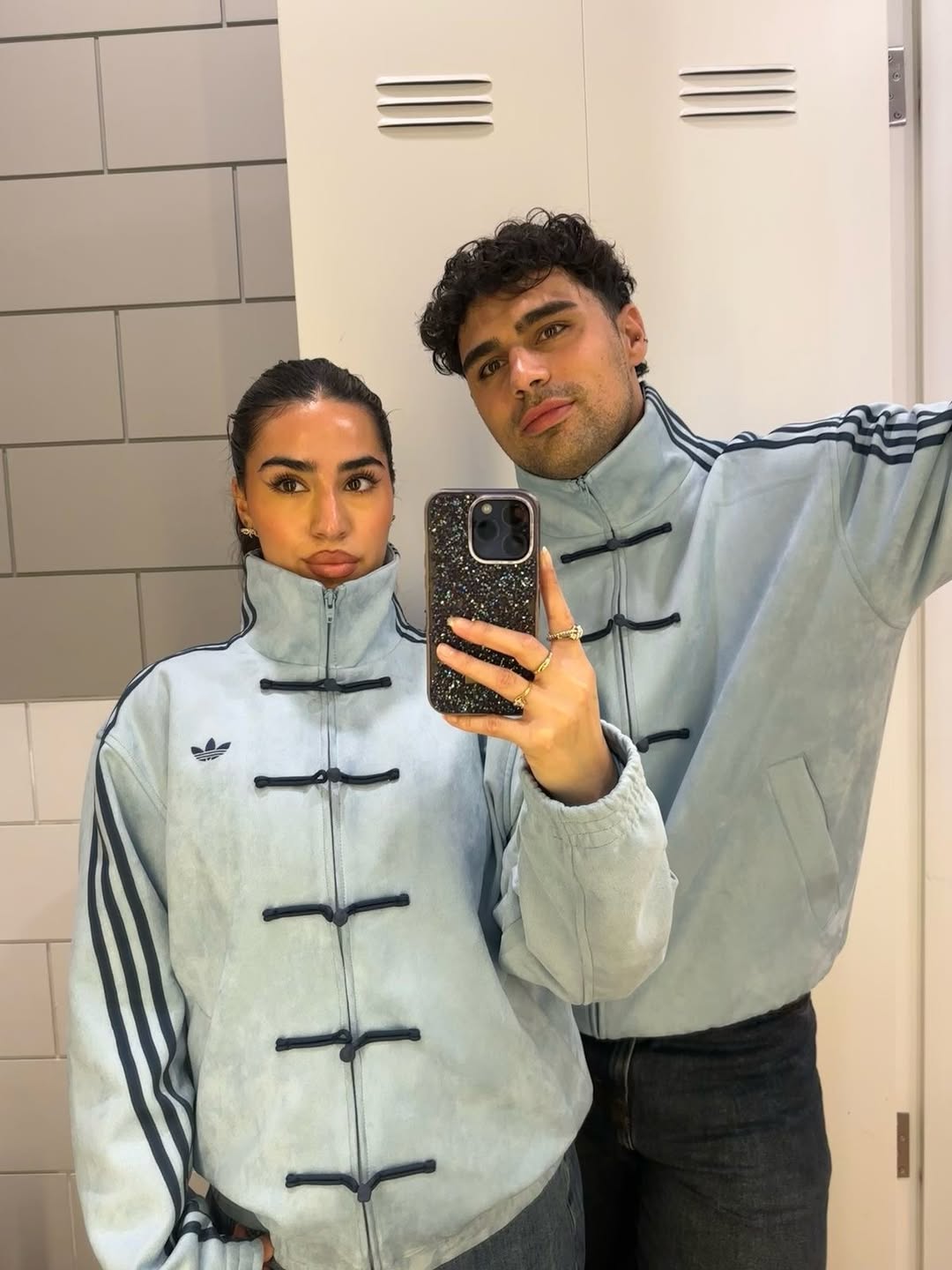CNY Originals Chinese Track Jacket – Premium  ICE Blue Streetwear