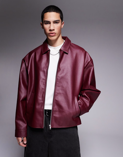 Urban Edge Premium Faux Leather Jacket